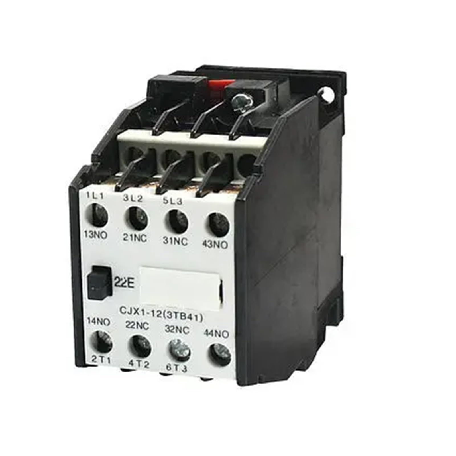 WQGQPXOB 35mm DIN Rail mounting 3-Pole 2NO 2NC 380V 50HZ Coil AC contactor CJX1-12