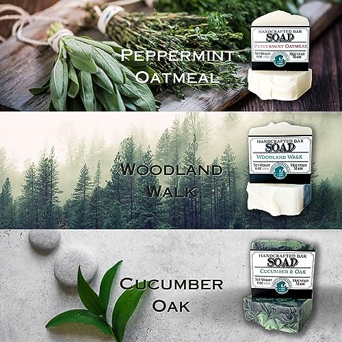Emilys-Homestead-Natural-Variety-Bar-Soap-3-Pack-Cucumber-Oak-Peppermint-Oatmeal-Woodland-Walk-Gift-Set Emilys Homestead Natural Variety Bar Soap 3 Pack Cucumber Oak Peppermint Oatmeal Woodland Walk Gift Set