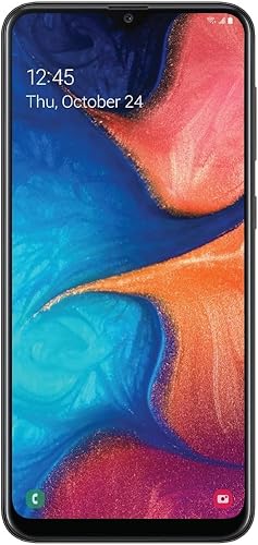 Samsung Galaxy A20 32GB 6.4" Display A205U Negro Desbloqueado Smartphone (Renovado)