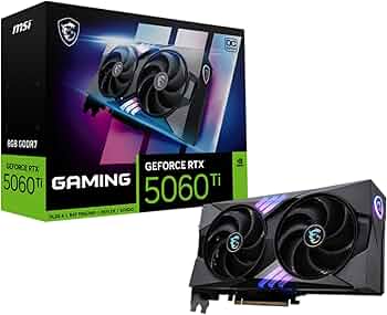 Amazon | MSI GeForce RTX 5060 Ti 8G GAMING OC グラフィックス