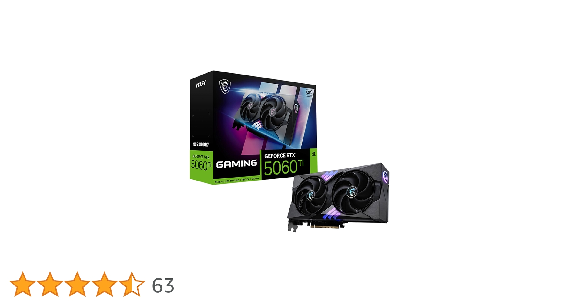 Amazon | MSI GeForce RTX 5060 Ti 8G GAMING OC グラフィックスボード