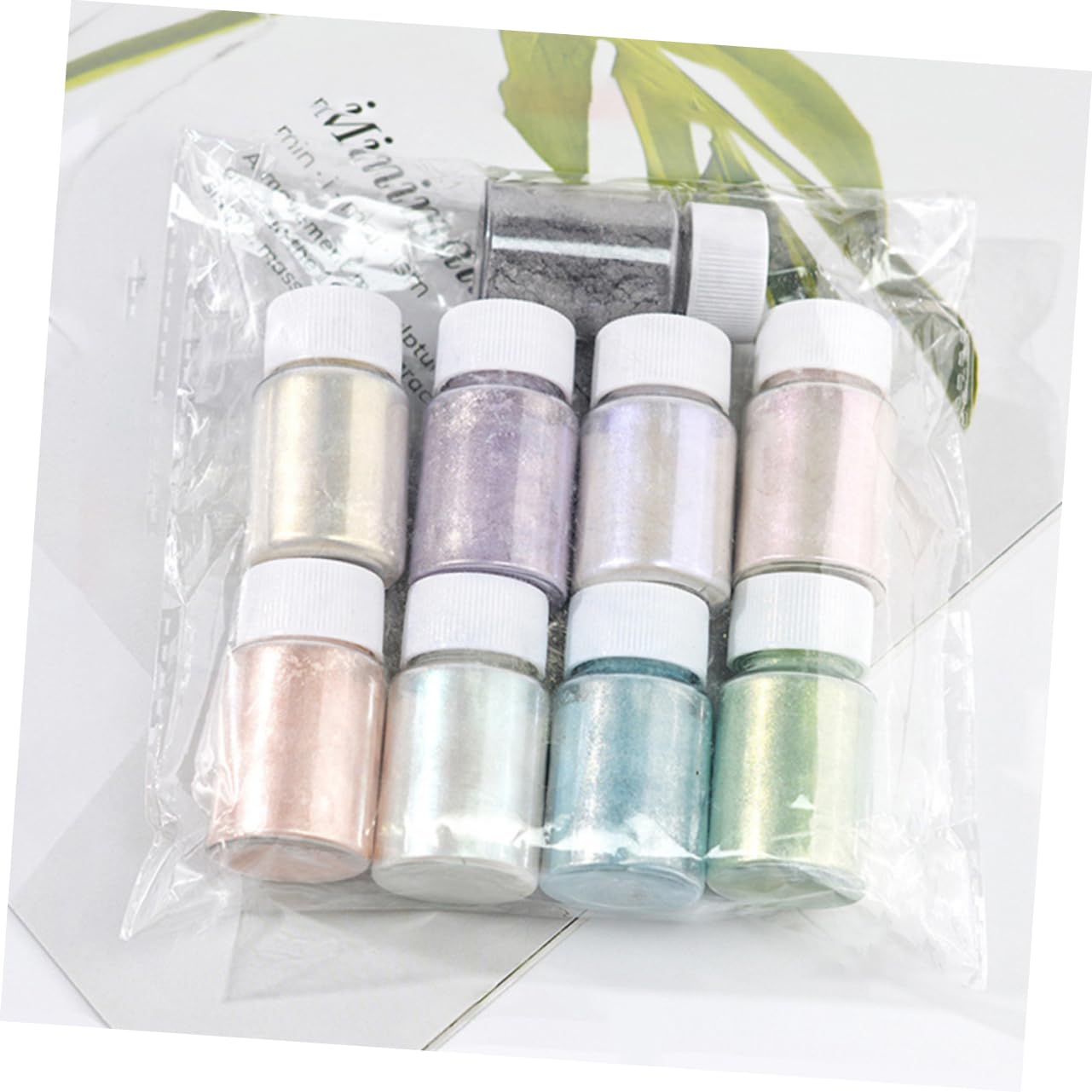 Polvere di Mica Pigmento per Resina 9 Pezzi Set Colorante DIY