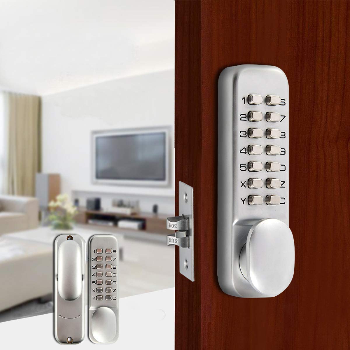 AllRight Digital Push Button Lock Keypad Locks for Doors Digit Keypad