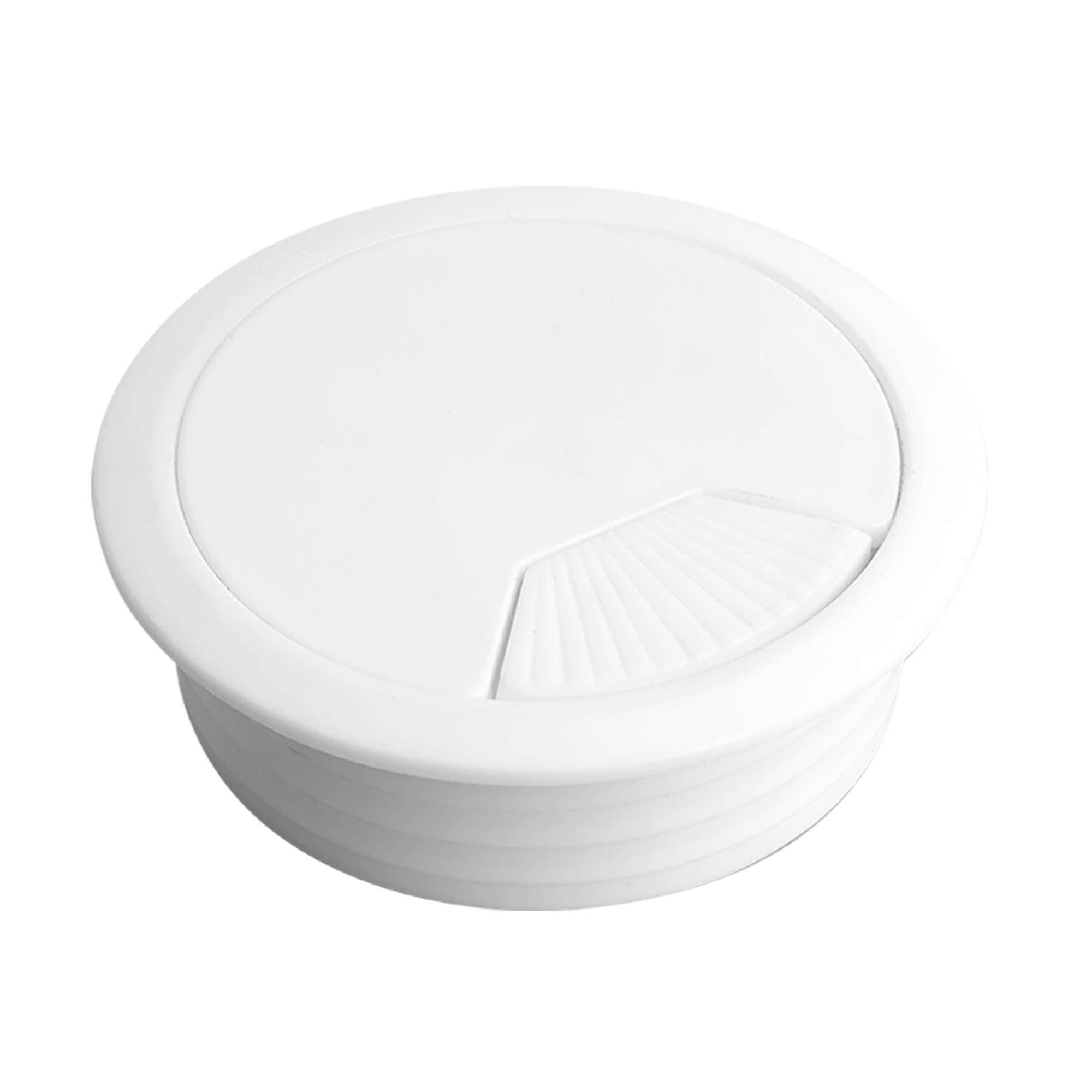 The Bed Slats Company White Cable Grommet Ø 60Mm Outlet Desk Tidy Insert Plastic Cable Organiser Set Of 4