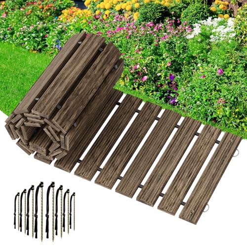 Amazer Wooden Garden Pathway Pavers for Outside,8.5FT Roll Out...