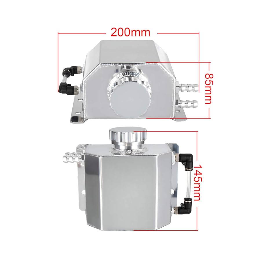 LZONE - Universal 2L Alloy Engine Oil Fuel Gas Cat... U2013 Grandado