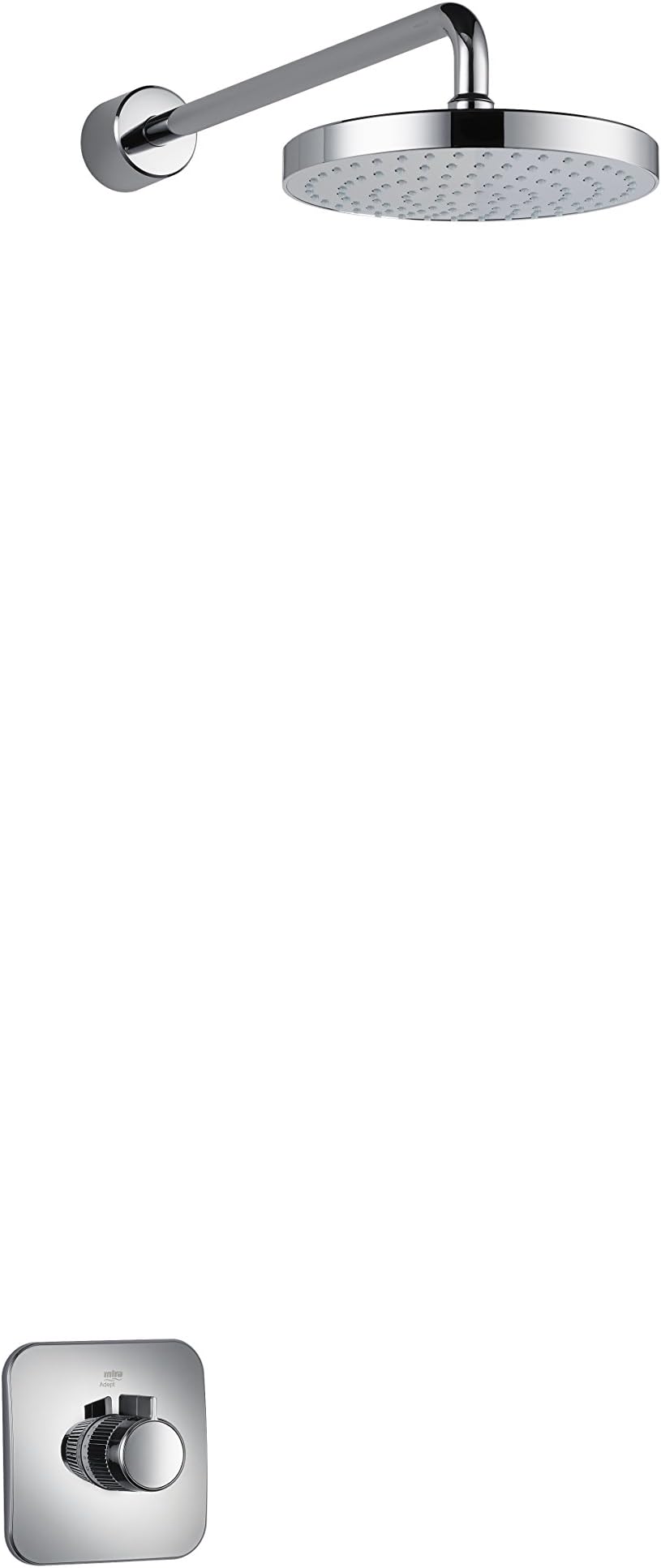 Mira Adept Built in Rigid Chrome Plated Thermostatic Shower Mixer - Chrome 1.1736.405