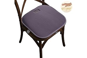 Big Hippo Memory Foam Chair Pad: Relieve Back and Coccyx Pain