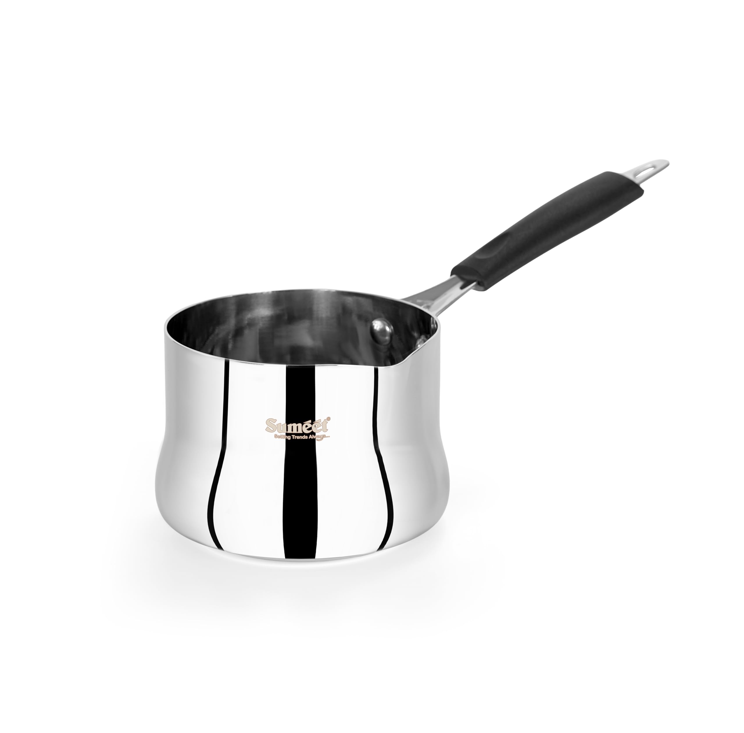 Sumeet ISI Certified Stainless Steel Heavy Gauge Coffee/Tea Maker, Milk Warmer Pot with Even & Faster Heating, Food Safe, Durable, Easy to Pour - Induction & Gas Stove Ready - 11cm, 800ml, Silver-picture-13