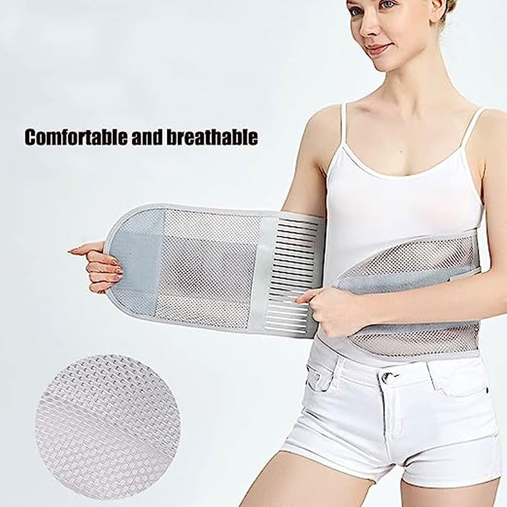 Nuova Cintura di Supporto per la Schiena per alleviare Il Dolore Lombare, Cintura di Supporto Lombare Leggera, Traspirante ed Elastica per Palestra e Lavoro da Donna e Uomo.