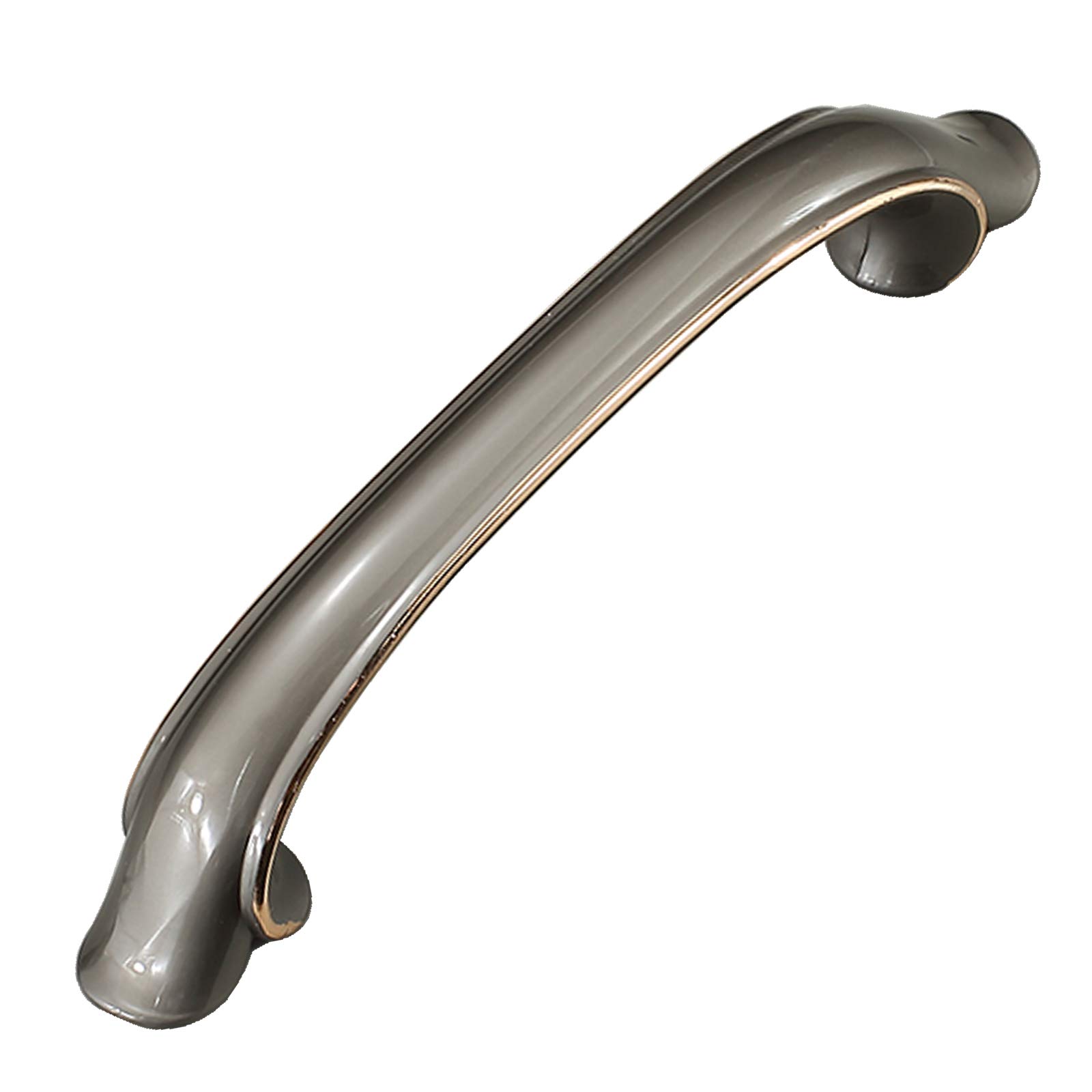 Nhawmebnz Gray Antique Cabinet Drawer Handles Zinc Alloy Kitchen Cabinet Pull Furniture Handles Cupboard Drawer Door Wardrobe(Hole Distance:96mm)