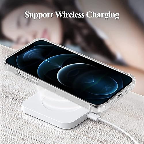 Miniatura 5 de Funda de Bulldog Francés para iPhone 15 Pro, PC duro + TPU Bumper Funda protectora transparente compatible con iPhone 15 Pro 6.1 pulgadas - Color