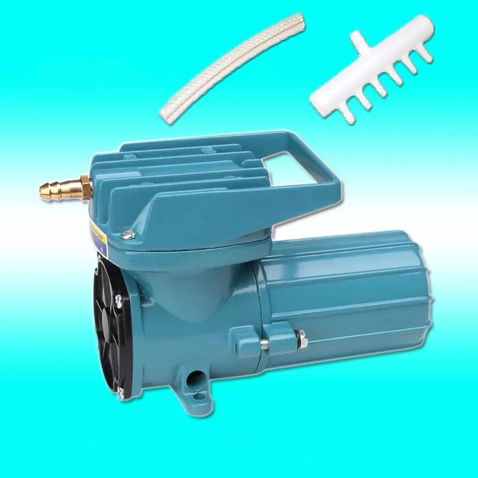 Bomba de Aire para Acuario DC 12V, Bomba de Aire para Tanque de Peces, Bomba de Aire Portátil Multiusos para Estanques, para Uso Comercial, Fuente de, 12V 18W, 165x76x99mm