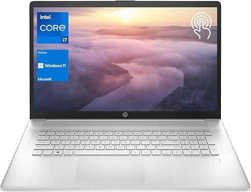 HP Laptop premium 2023, pantalla táctil HD+ de 17.3", Intel Core i7-1355U de 13 generación, 16 GB de RAM, SSD PCIe de 1 TB, cámara web, lector FP,