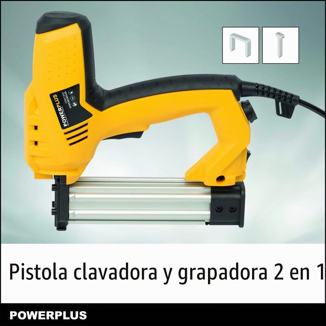 PowerPlus POWX13800 POWX13800 - Grapadora/clavadora (50 W)