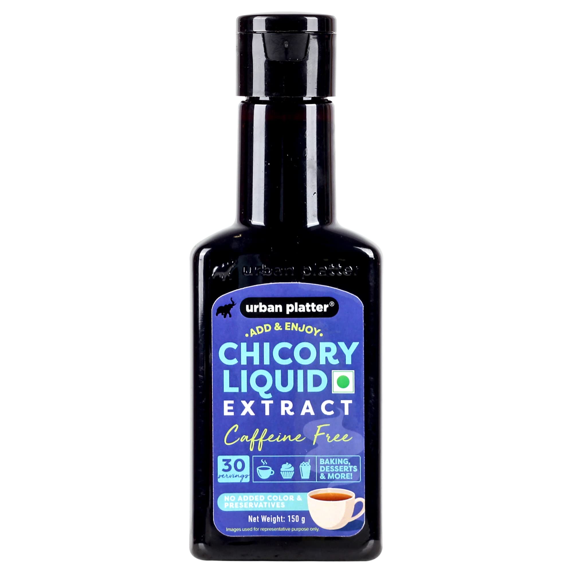 Urban Platter Chicory Liquid Extract, 150g (Ready to Use | Instant Caffeine free Chicory Extract | Coffee Alternative | Add to Coffee | Quick Dissolve| Chicory Root extract liquid for reducing Caffeine intake) (B0B42L9P3R) Amazon Price History, Amazon Price Tracker