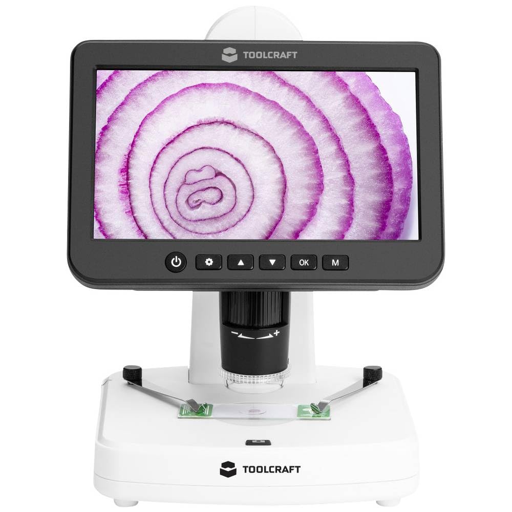 TOOLCRAFT TO-9407067 Digital-Mikroskop 300 x Auflicht, Durchlicht