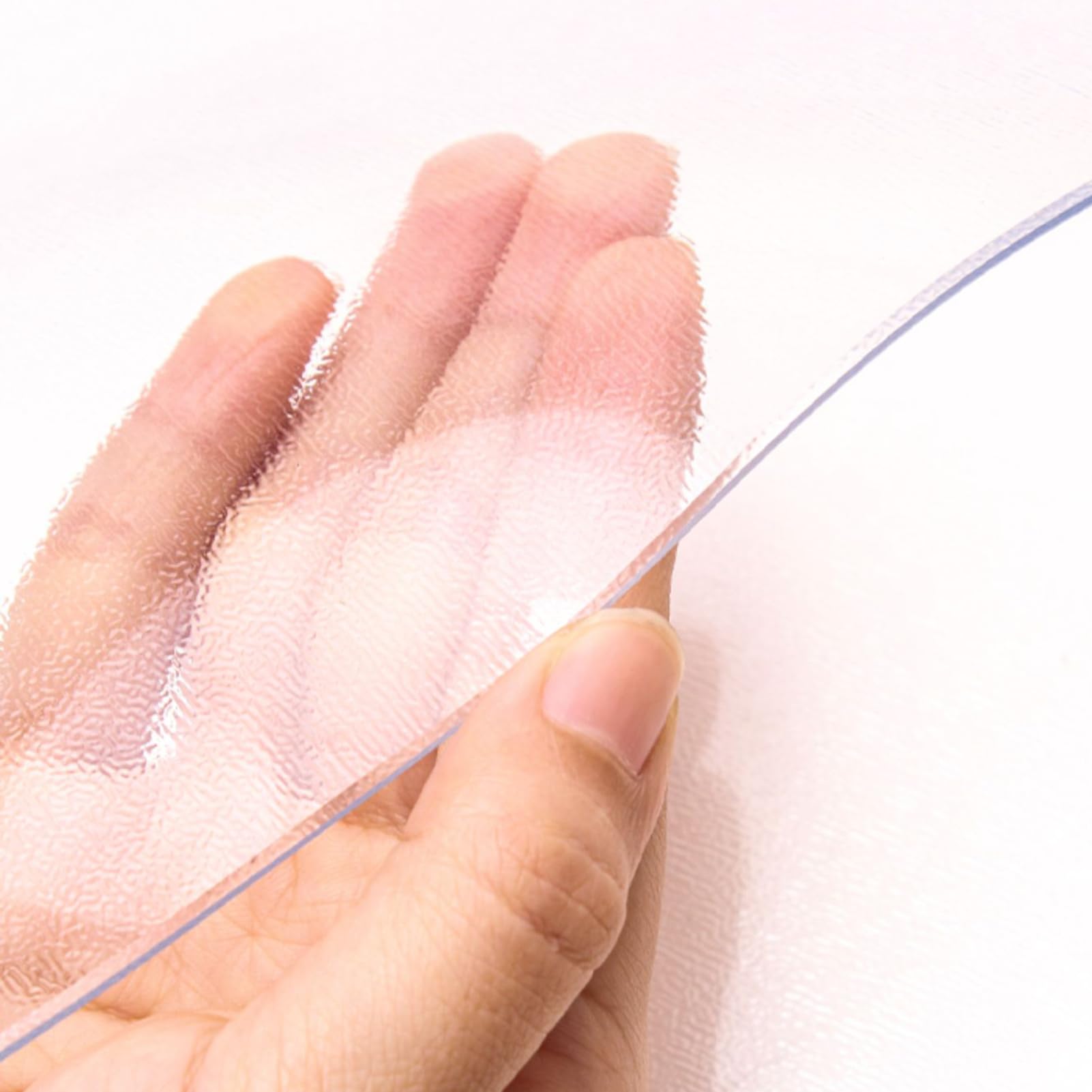 Tovaglia trasparente Glassato,Protezione per Tavolo PVC,Pellicola Antimacchia,protettiva Per Cucina,Copri Tavolo Impermeabile Plastificata,Copertura Scrivania Resistente Calore (1mm,90x250cm