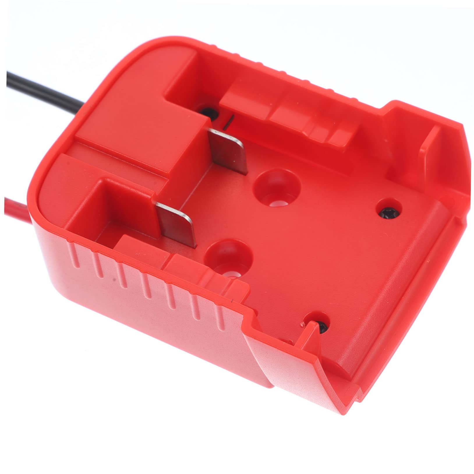 DOITOOL Adaptador De Corriente para Coche De 3 Piezas Conector De Batería De Plástico De 18 V Fácil De Instalar.