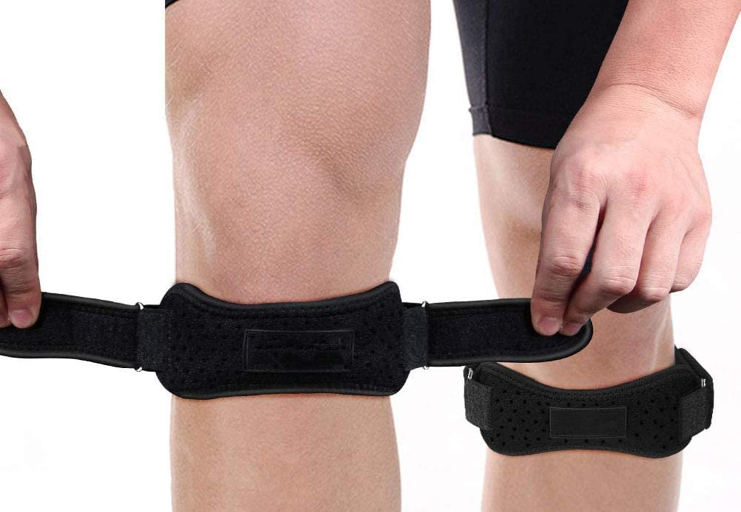 KASTWAVE Patella Strap Knee Brace Support, 2 Pack Knee Brace for