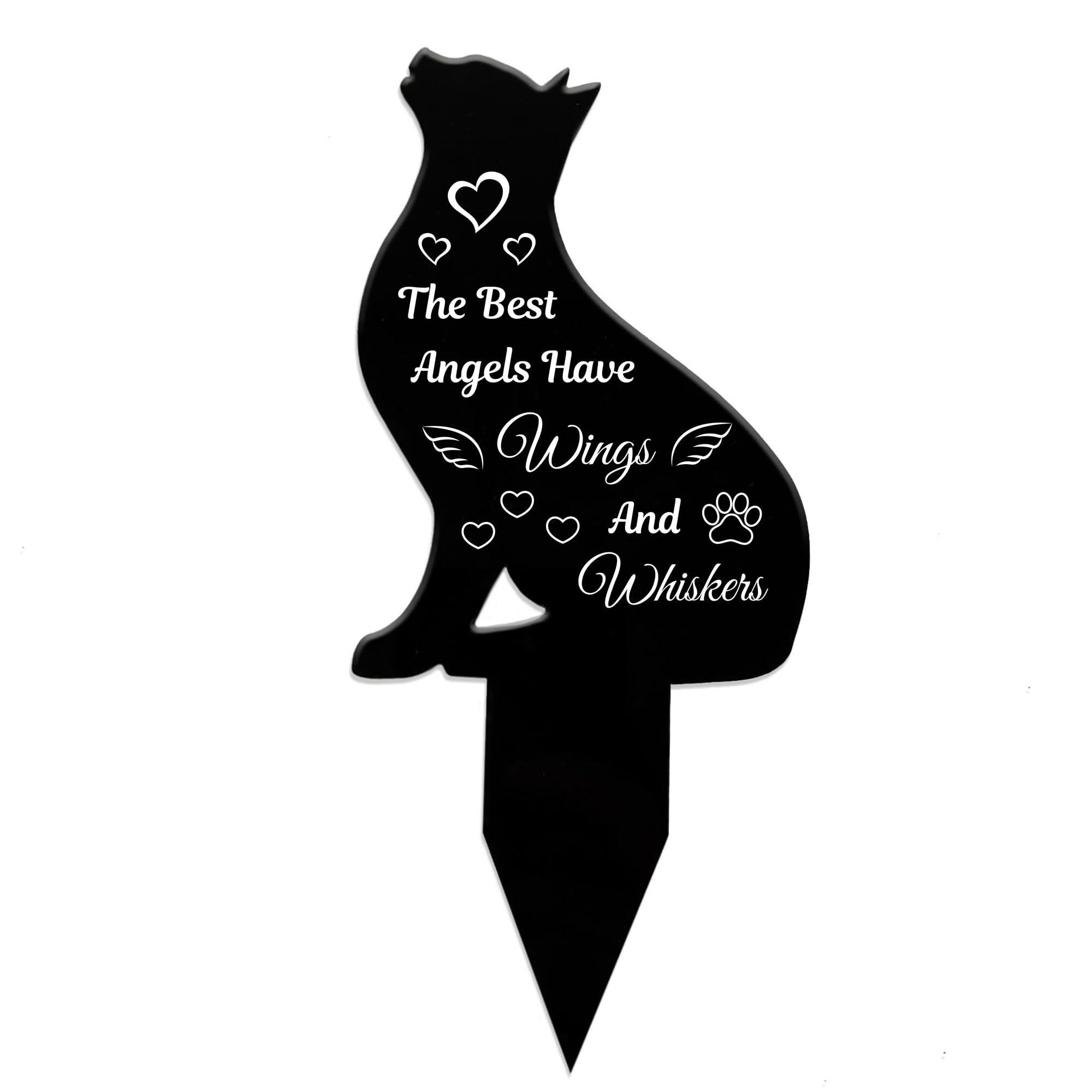 RED OCEAN Cat Memorial Stake, Cat Memorial Plaques, Cat Memorial Grave Marker, Cat Grave Marker, Cat Memorial Gifts, Memorial Plaque For Graves, Cat Memorial Plaques For Garden