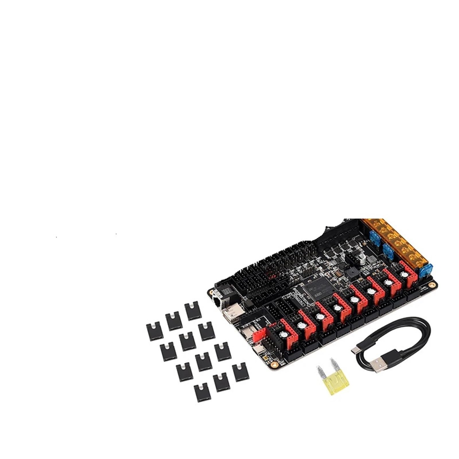 Support De Carte Mère D'imprimante 3D Octopus Pro, Compatible Avec BIGTREETECH,(Octopus Pro F446,With TMC2209 x8)