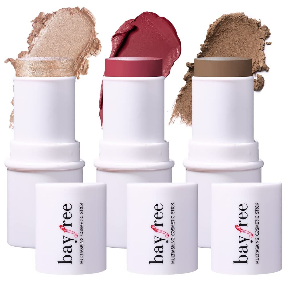 Buy KIMUSE Multi Stick Trio Face Makeup, Cream Blush Stick for Cheeks