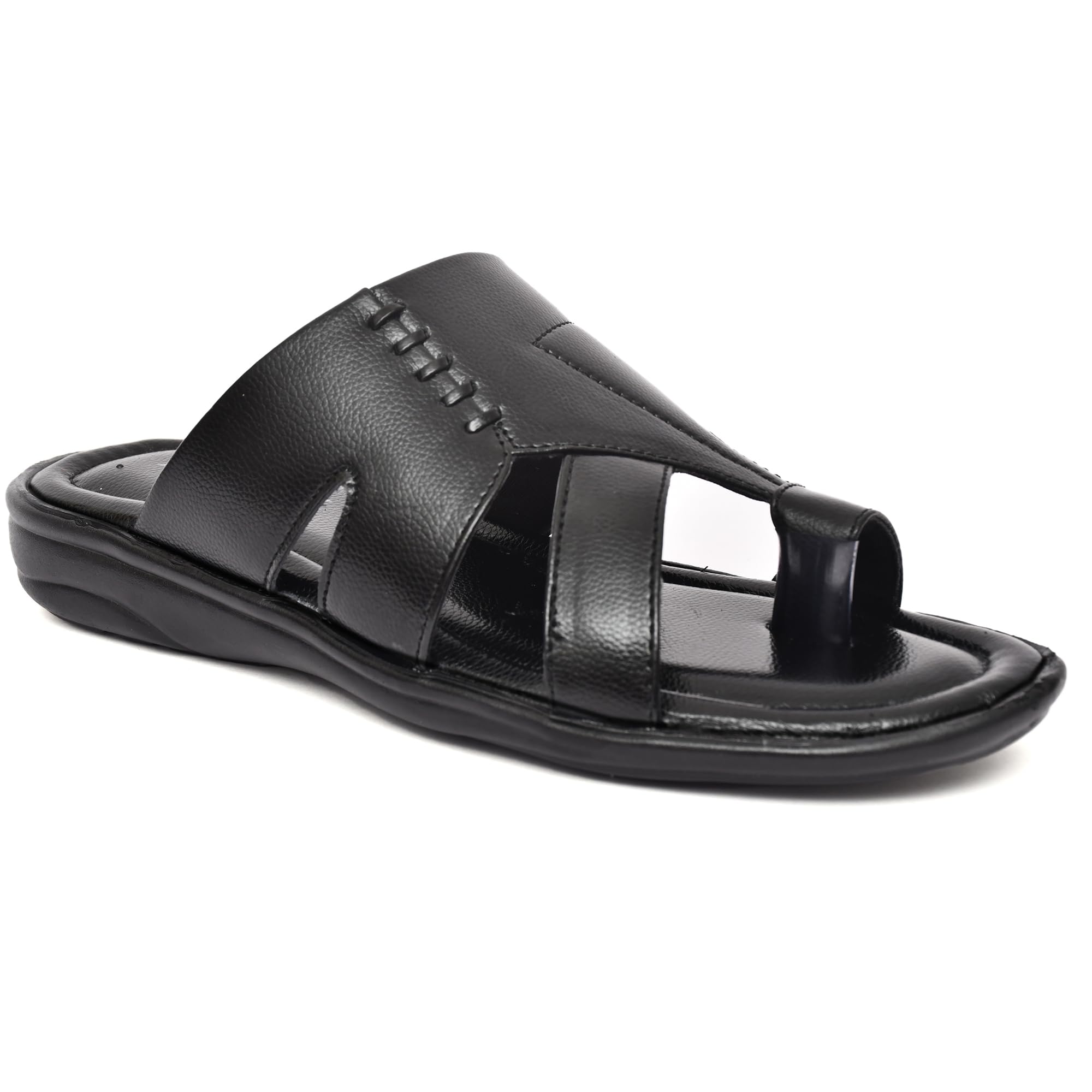 ATHNY Black Men slippers/men slippers for daily use/men slippers leather 09UK/INDIA (B0DB5Z7BTD) Amazon Price History, Amazon Price Tracker