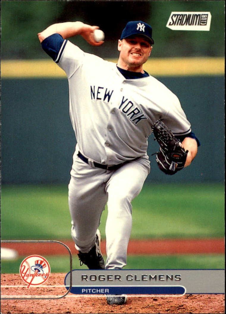 Amazon.com: 2002 Stadium Club #22 Roger Clemens MLB Baseball 