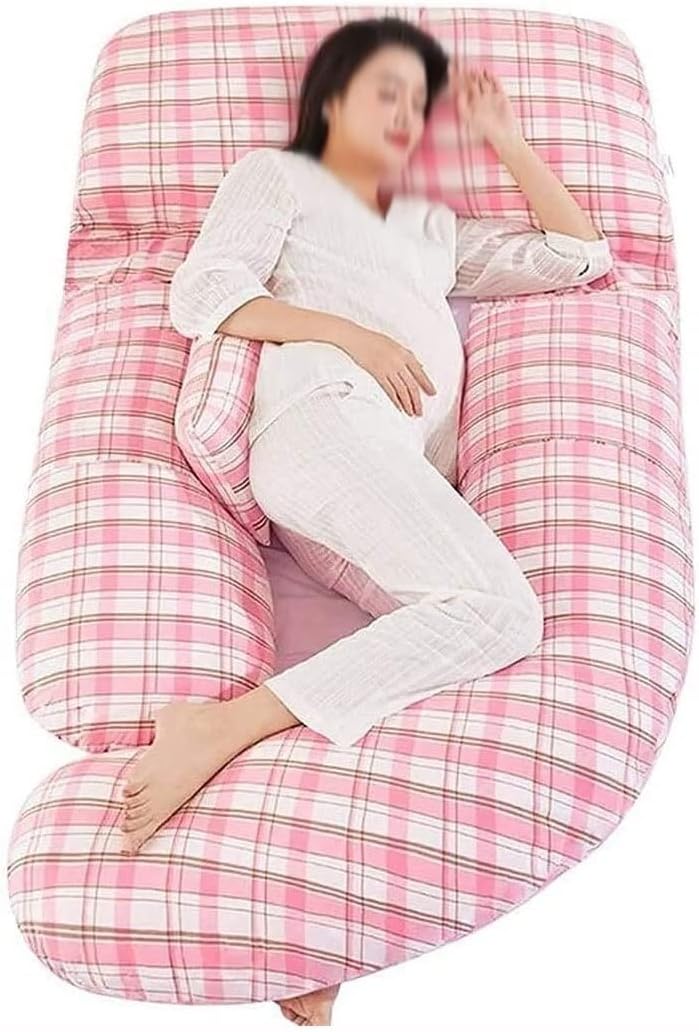 TOEWOE Pregnancy Pillows for Sleeping, U-Shaped Full Body Pillow and Maternity Support - Maternity Pillow for Pregnant Women (Color : C)