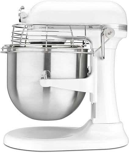 Vista 43 de KitchenAid Serie comercial de 8 cuartos de galón Bowl-Lift Stand Mixer con protector de tazón de acero inoxidable - KSMC895 Negro (Onyx Black)