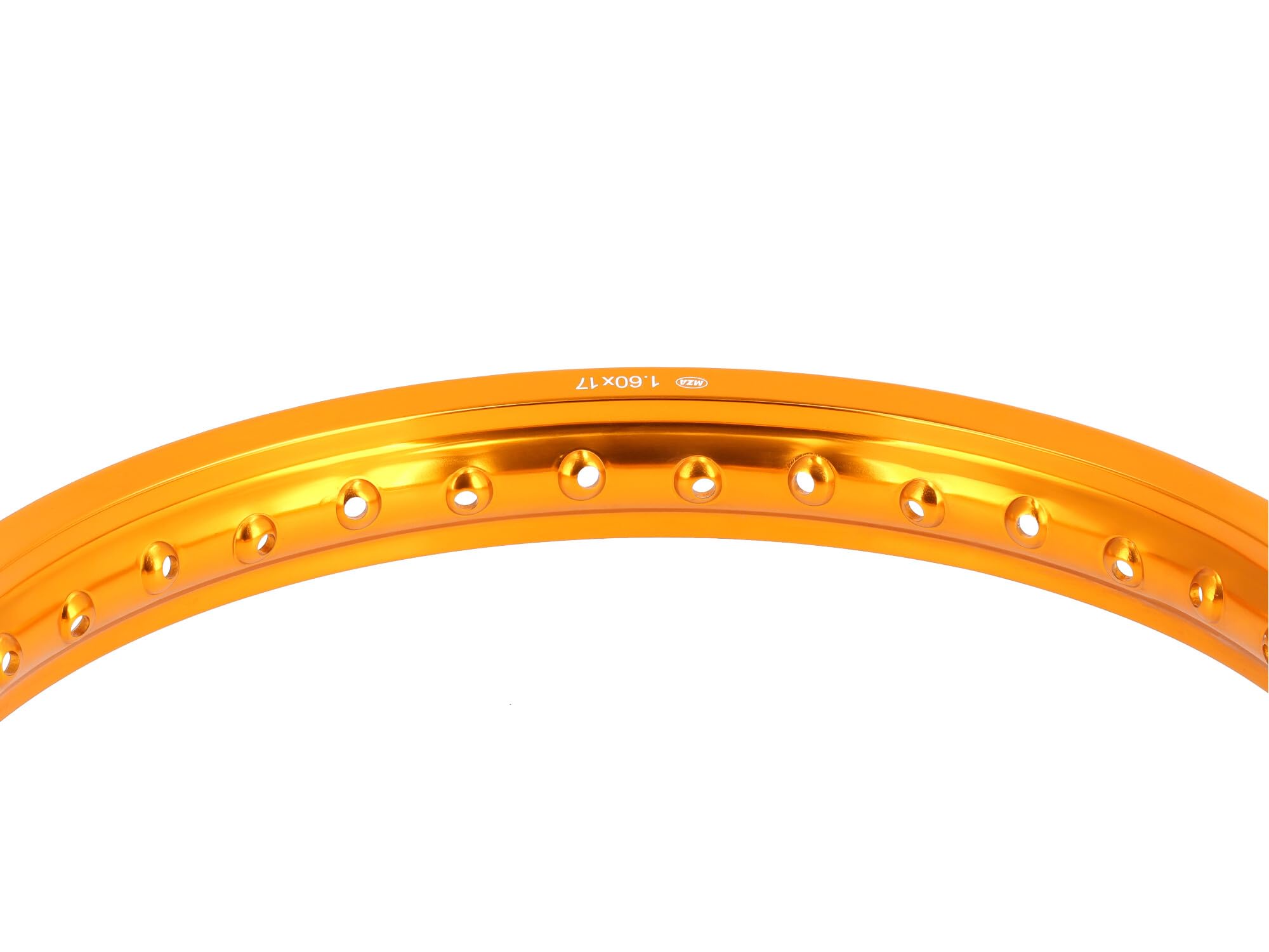 Felge 1,6 x 17" Alufelge, Orange eloxiert - Simson S53, S83