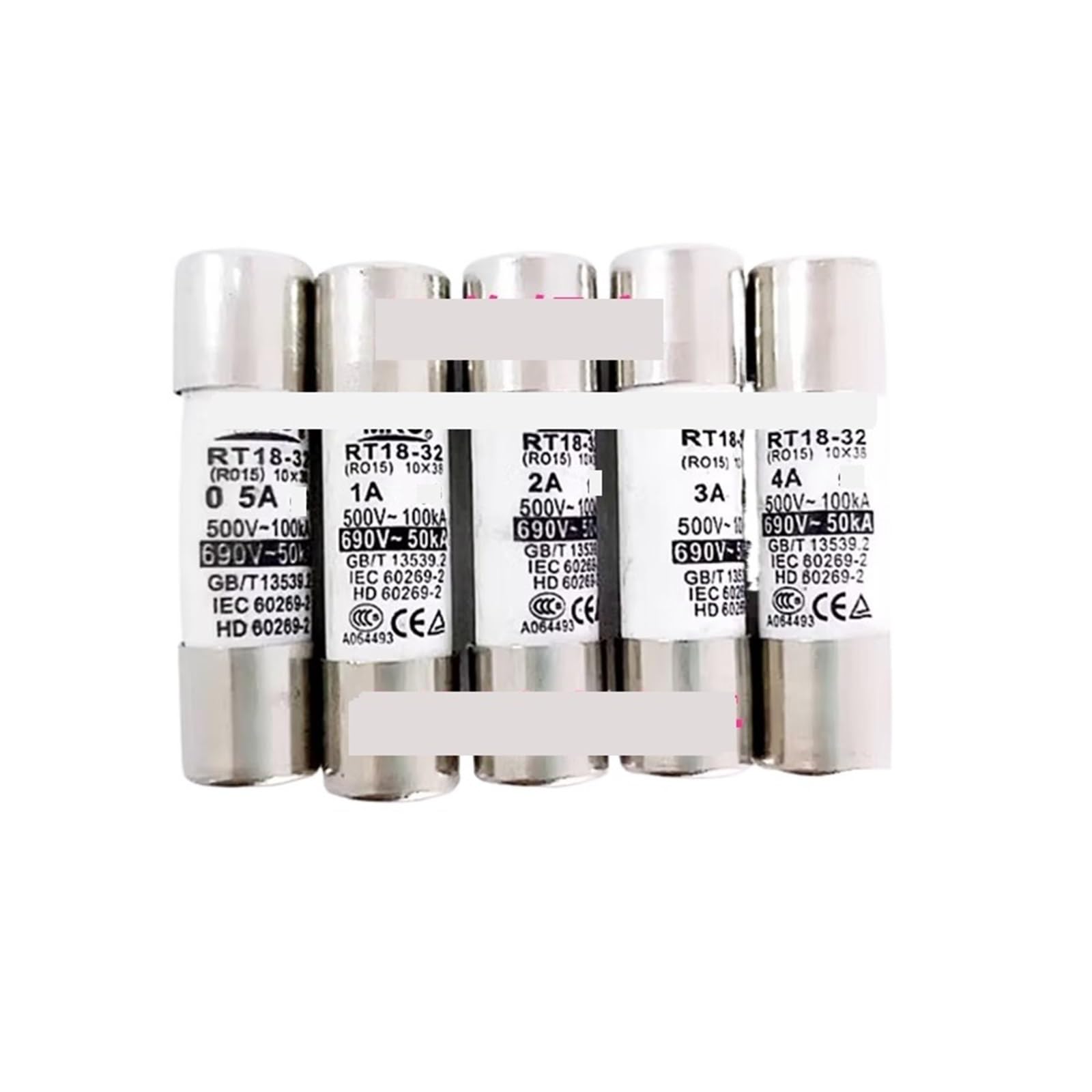 Fusible RT18-32 RO15 500V 690V pour protection cartouche cylindrique