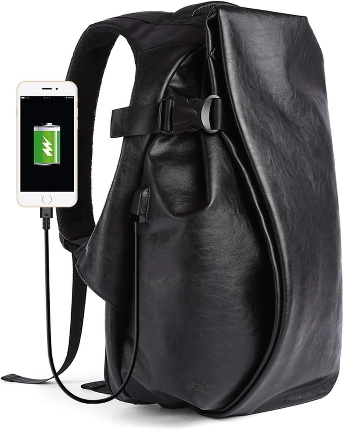 未使用・タグ付 Y-3 レザートートバッグ スクエアロゴラベル A4可 黒