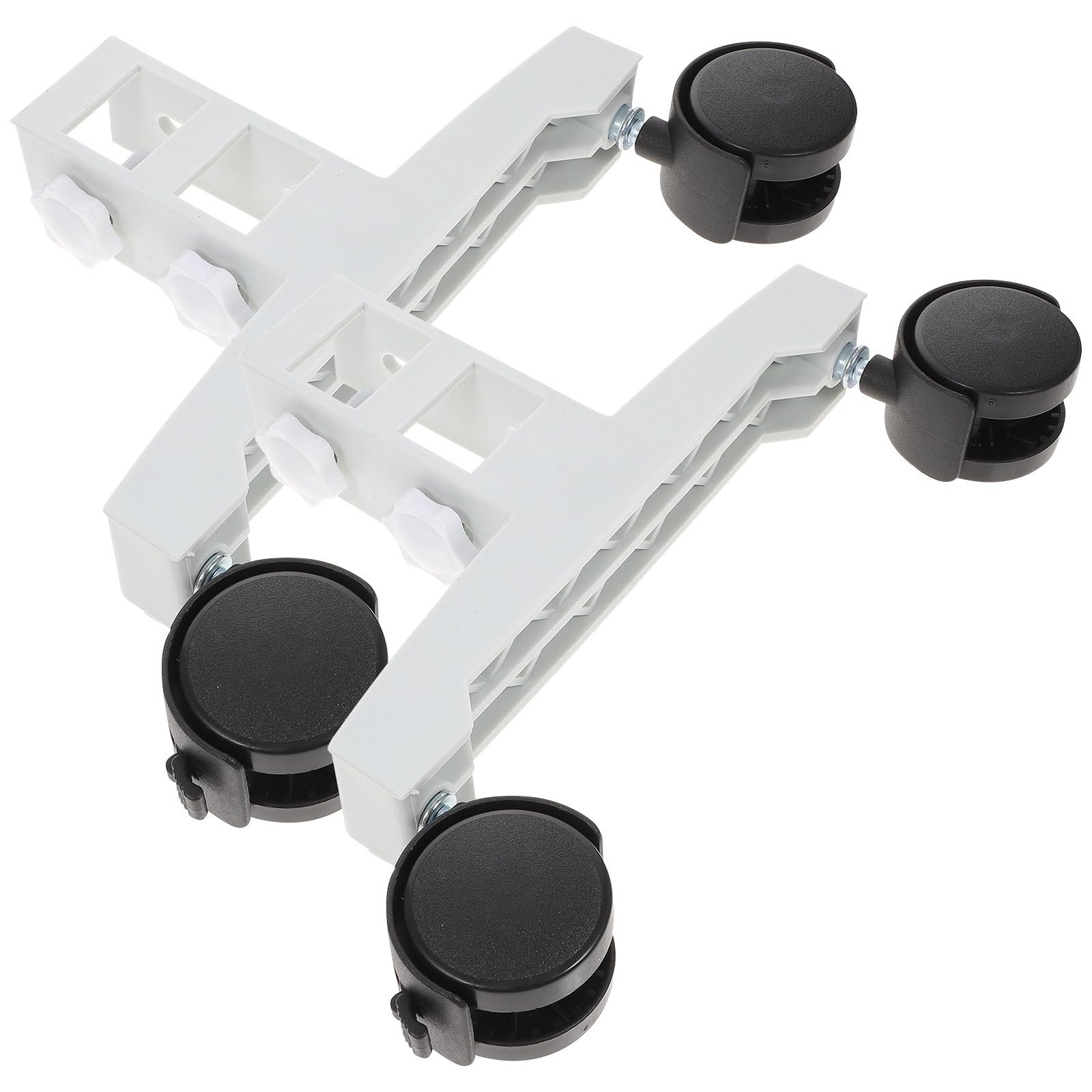 2 Pièces Support de Pied pour Radiateurs Infrarouges, Base Blanche