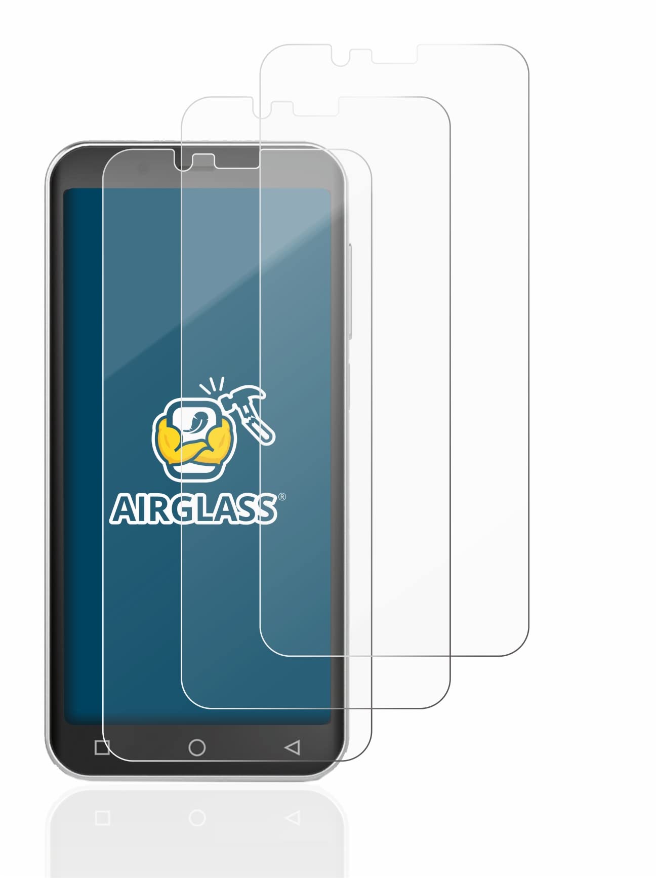BROTECT AirGlass Vetro (3 Pezzo/i, Emporia Smart 6