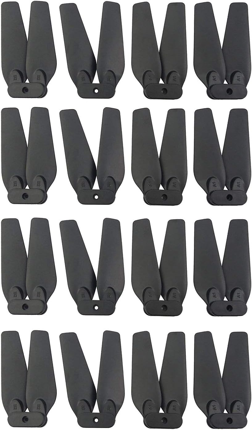 16 PCS Black Propeller for E58 S168 JY019 Folding Quadcopter Drone
