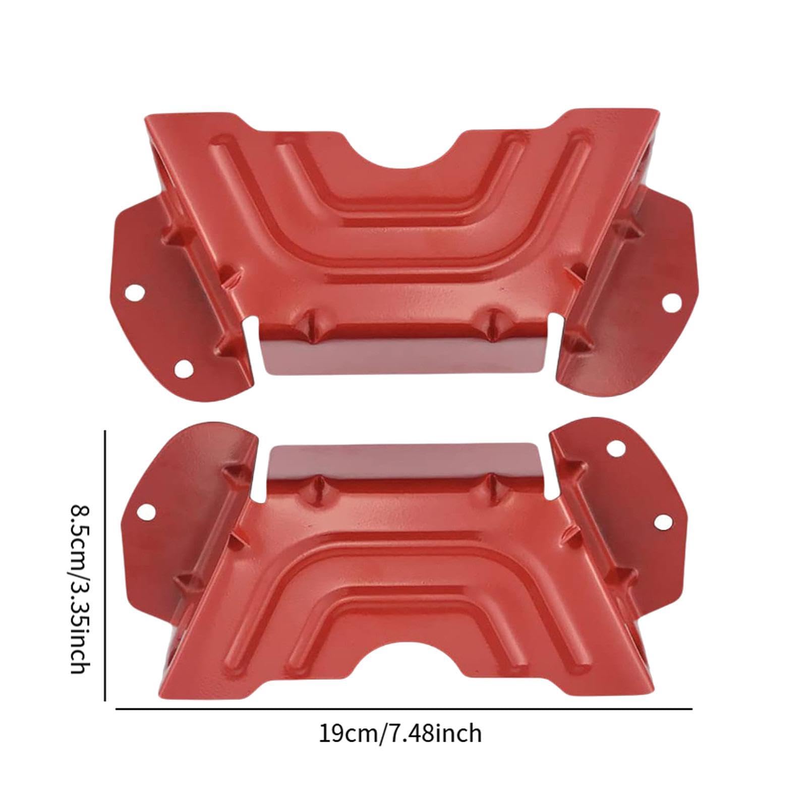 2 Piezas de La Cubierta de La, Cubierta de La Correa Del Husillo de de Césped, Accesorios para Herramientas de Jardín, Cubiert, Rojo