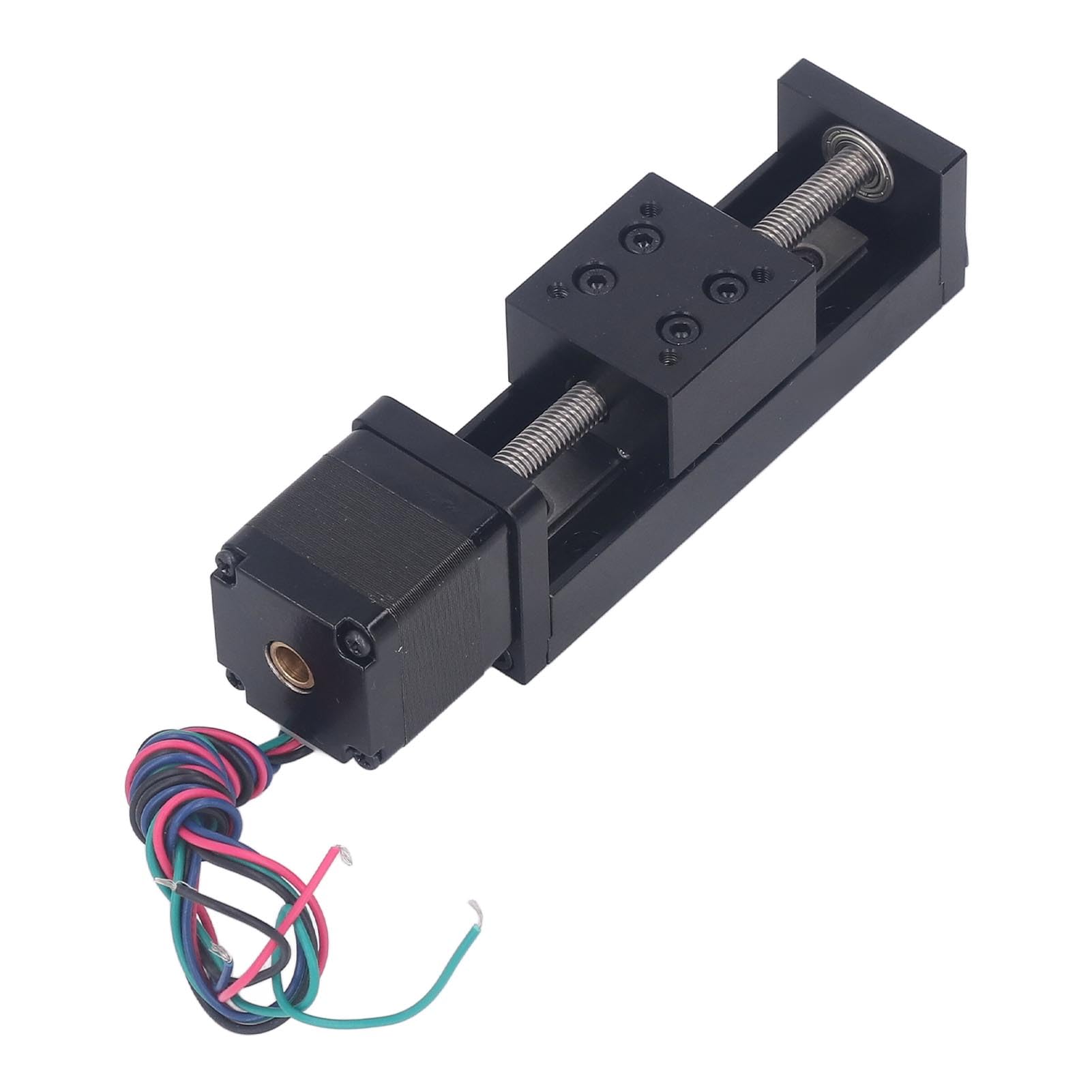 Liniowa szyna, mini siłownik slajdów i szyna routera CNC, 28 Silnik Liniowy Poradnik z udarem 50 mm i pręt śrubowy T dla DIY x Y Z