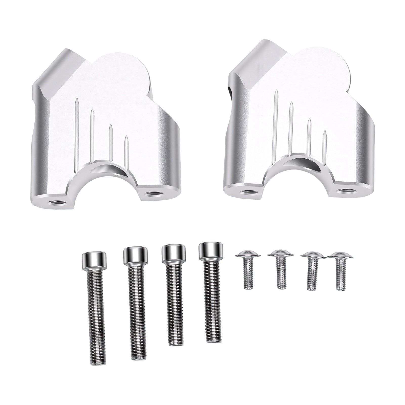 Luocute Riser Manubrio Moto, Riser Barra Regolabile in Lega di Alluminio CNC | con superficie anodizzata, rialzo manubrio moto, lega di alluminio per R12 R12 nineT 2023+
