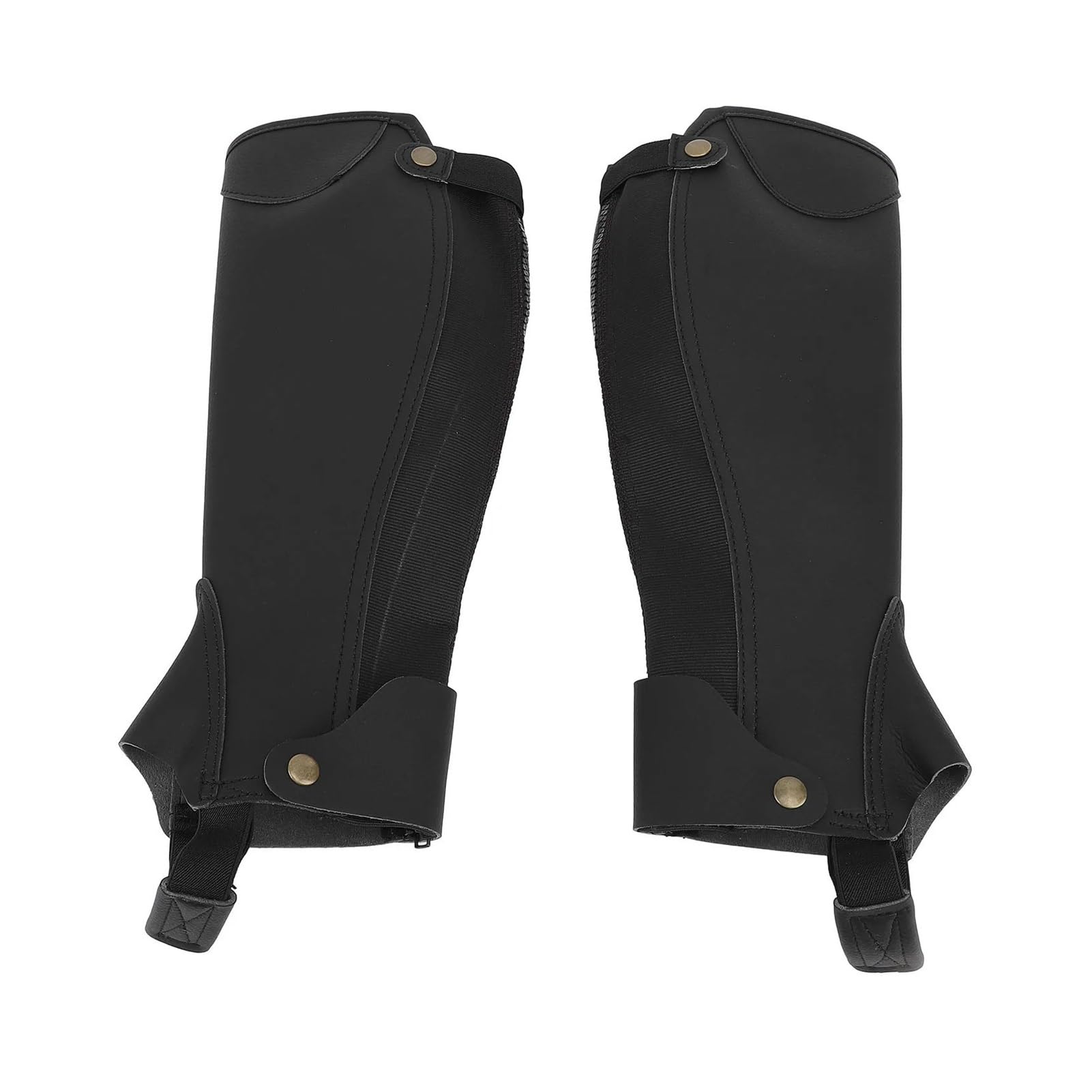 Reiten Half Chaps Gamaschen for den Reitsport, halb atmungsaktiv, weich, stoßdämpfend, for Reiten, aus Mikrofaser, 1 Paar for Erwachsene