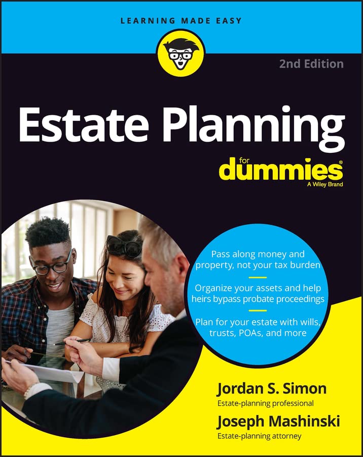Estate Planning For Dummies Kindle edition by Simon, Jordan S