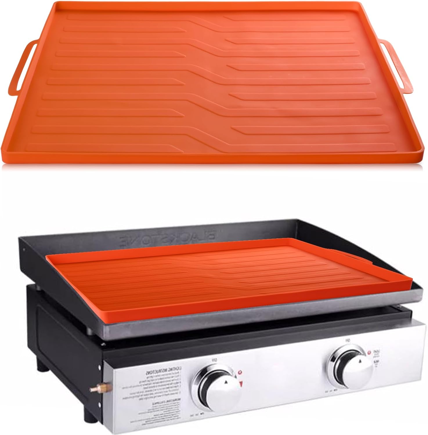 Sakolla 17 Inch Silicone Griddle Mat for Blackstone Grill