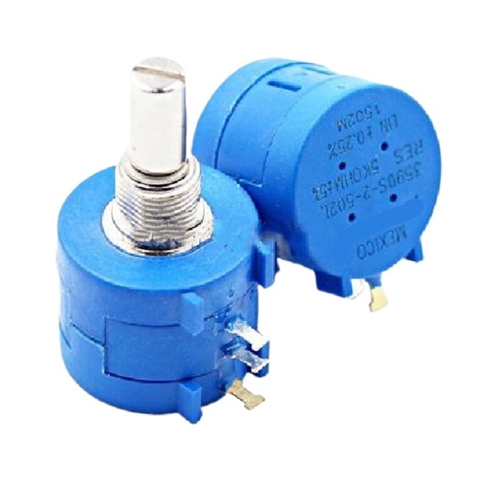 YMUGUEGH 1pcs 3590S 1K 2K 5K 10K 20K 50K 100K Oh Potentiometer Adjustable Resistor 3590-2-102 502 103 103 203 503 104(1K (102L))