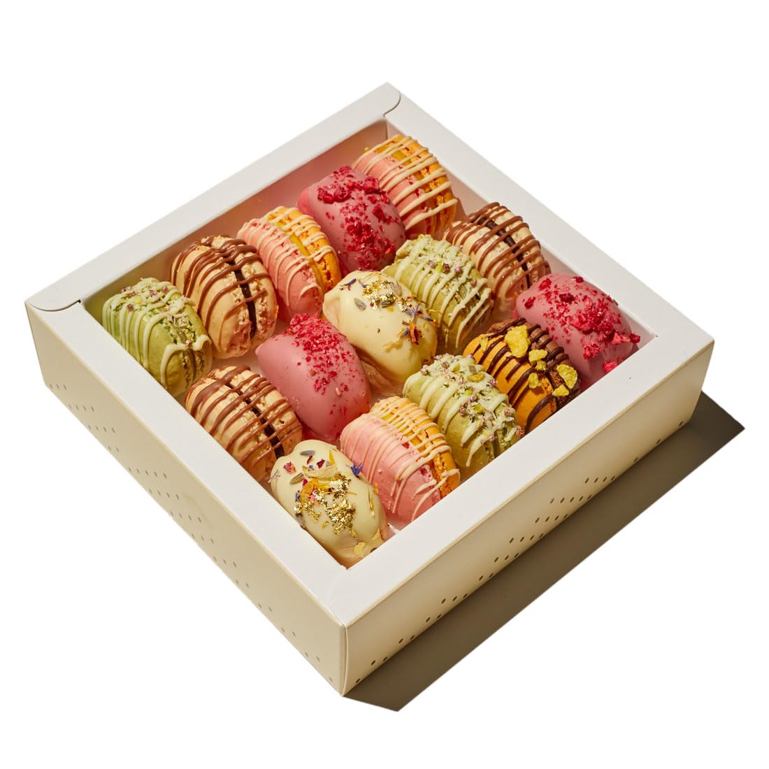 Frailice Macarons Geschenkbox 15 Stück Gemischte Sorten