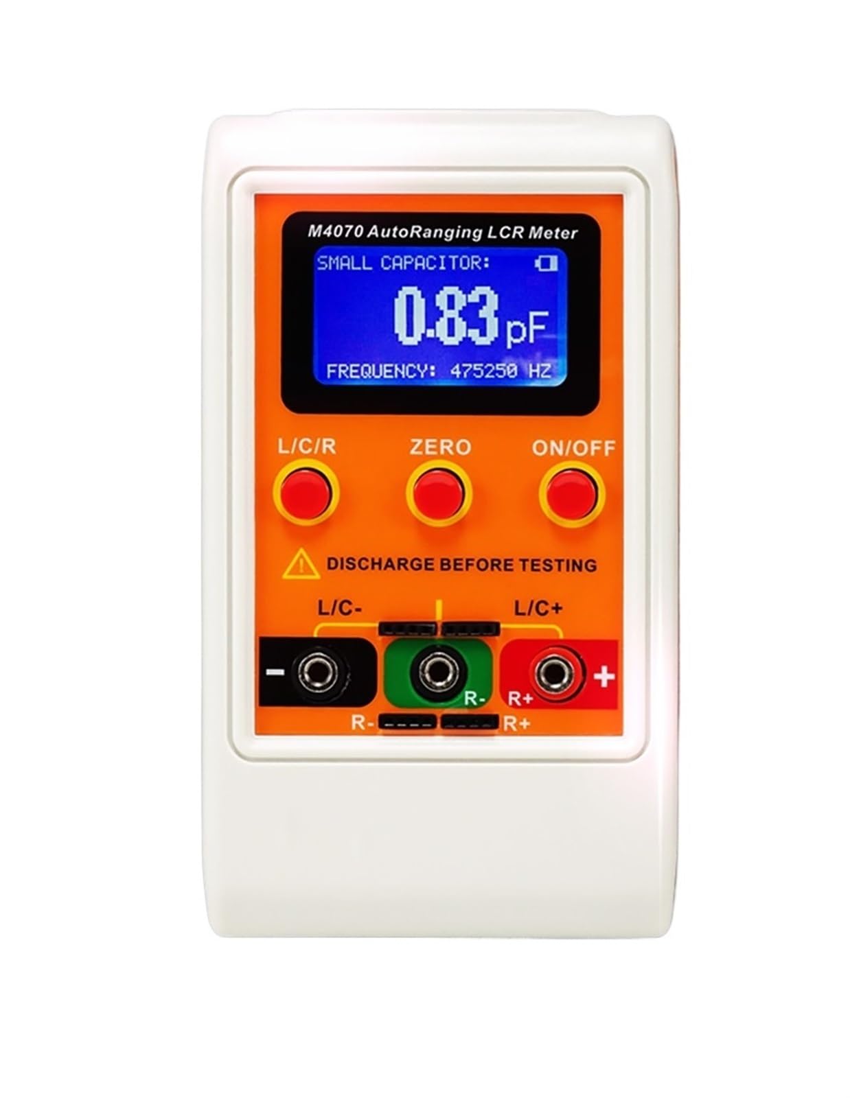 Multimetr cyfrowy, Miernik mostkowy LCR z automatycznym zakresem LCD, akumulatorowy, cyfrowy, pojemnościowy, indukcyjny, duży zakres 100H 100mF 20MR, akumulatorowy M4070 Wszechstronne możliwości pomia
