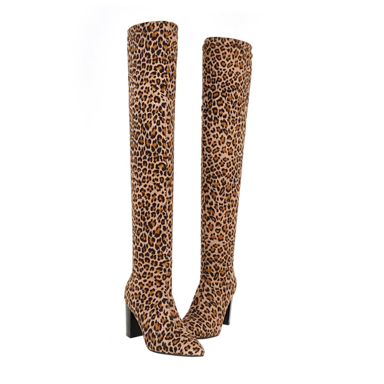 Botas Por Encima De La Rodilla Para Mujer De Otoño Invierno Botas De Tacón Grueso Con Cordones Zapatos Largos Botas Hasta La Rodilla Con Cordones Botas Hasta La Rodilla Para