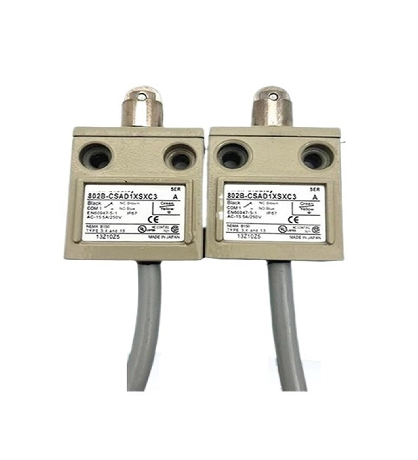 Limit switches 802B-CSAD1XSXC3 évite les pannes d'alignement machine
