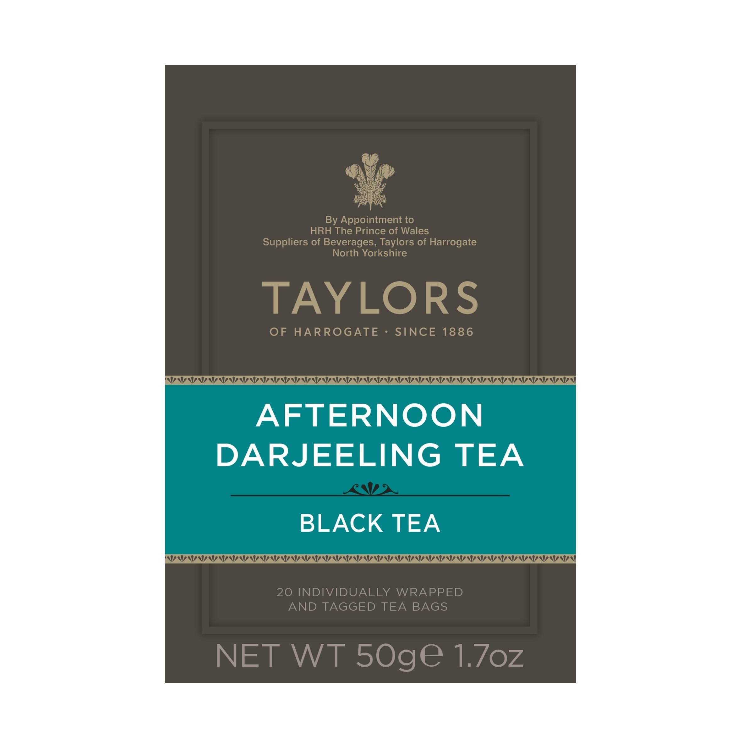 Taylors of Harrogate Afternoon Darjeeling, 20 TeabagsRainforest AllianceRainforest AllianceRainforest AllianceRainforest Alliance