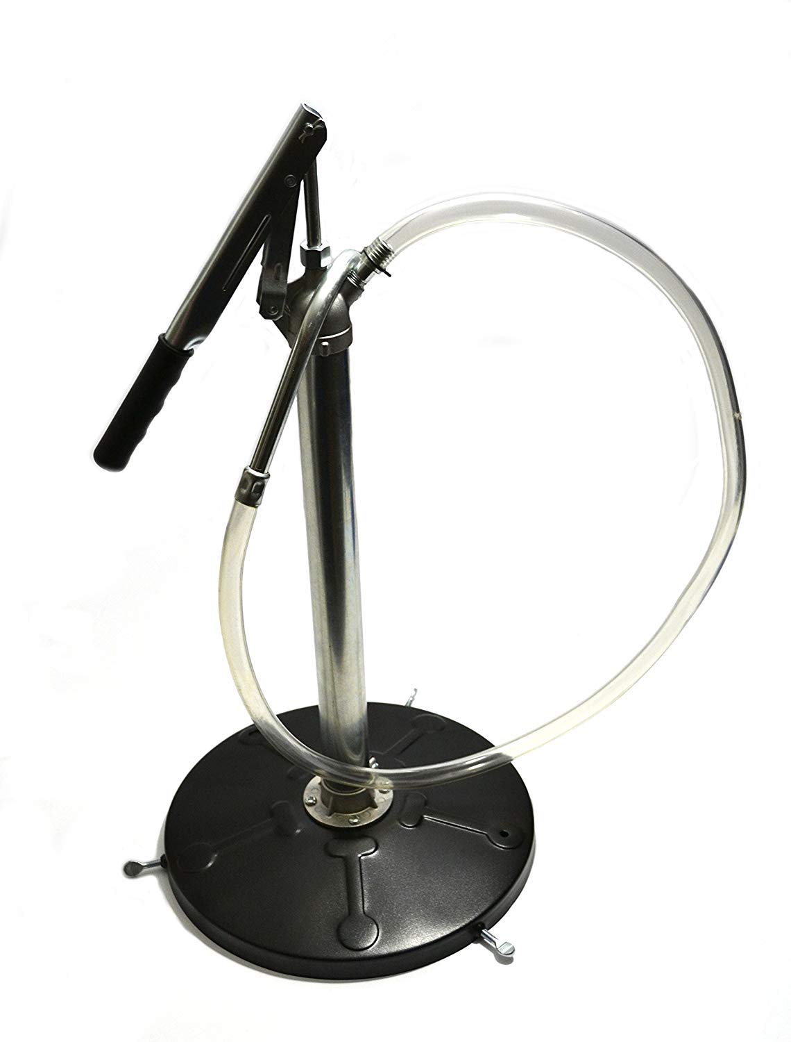 GROZ 44150 Heavy Duty Lever Action Bucket Pump – Up to 60 ML Per Stroke – for 5 Gallon Pails – Transfer Heavy Oils, Engine Oils, and Transmission Fluid – Industrial Grade